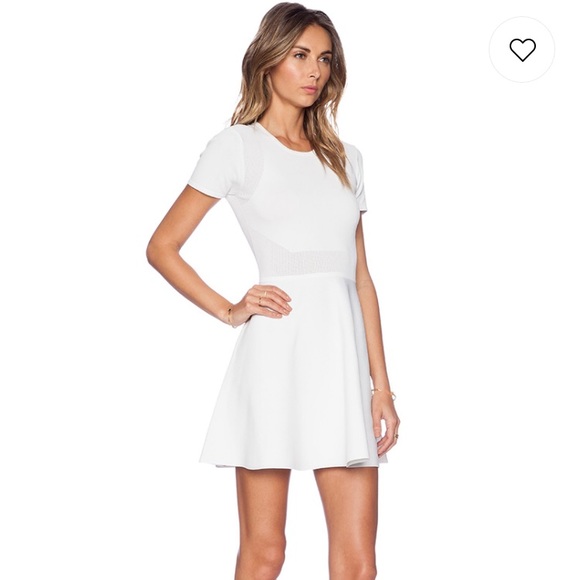 Parker Trace Knit dress in ivory - Picture 3 of 4